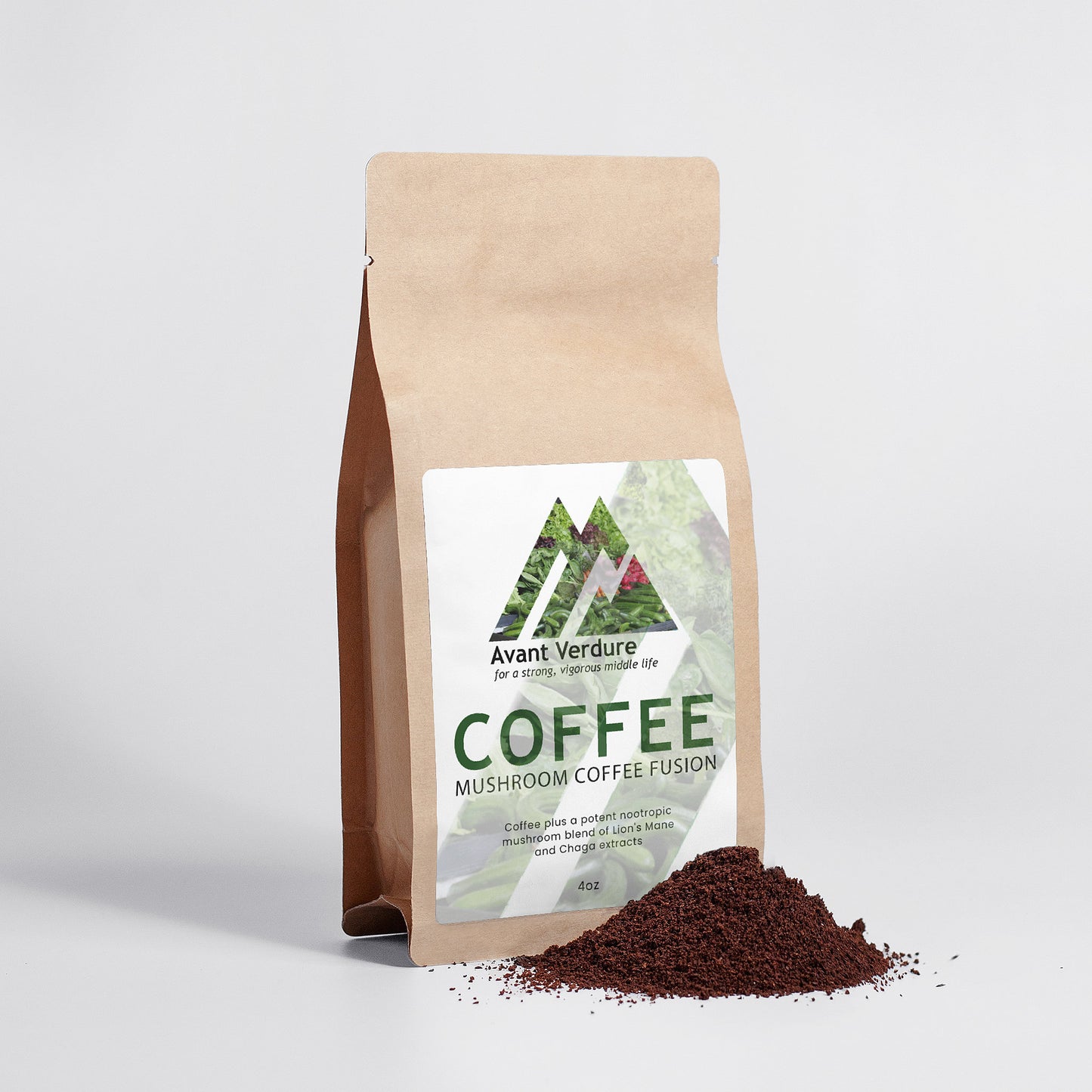Mushroom Coffee Fusion - Lion’s Mane & Chaga 4oz